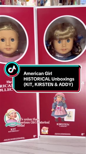 American Girl Historical Unboxings 👒♥️🐚! @DollModMaven #DollModMaven #AmericanGirl #AmericanGirlHistorical #AGCollector #AmericanGirlUnboxings