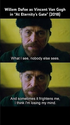 Willem Dafoe as Vincent Van Gogh in “At Eternity’s Gate” (2018) #willemdafoe #vincentvangogh