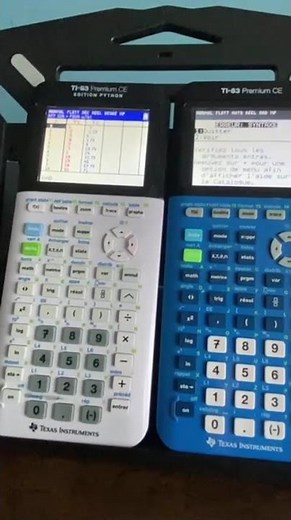 Tutos gratuits sur la prise en main de la calculatrice ti 83 premium CE & edition python #maths #bac