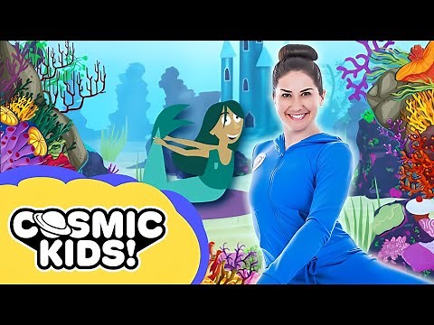 Mimi the Mermaid | Saturday Morning Yoga: Cosmic Kids 🧜‍♀️🌊✨