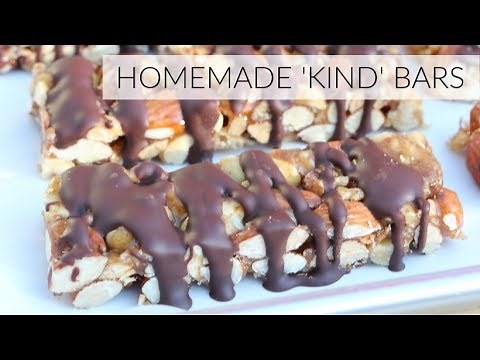 DIY KIND BARS RECIPE | easy healthy granola bars