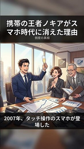 携帯の王者ノキアが、スマホ時代に消えた理由 #Shorts
