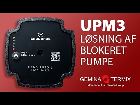 Løsning af blokeret UPM3-pumpe
