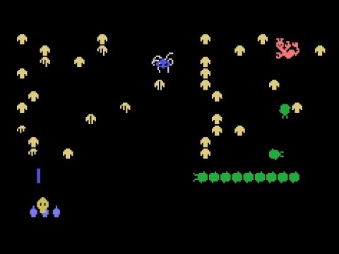 Centipede Gameplay Colecovision