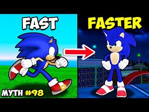 Busting 125 Sonic Speed Simulator Myths!