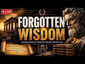 LIVE: Forgotten Wisdom the World Needs to Reach You 📜 | Ancient Quotes #Wisdom#LifeLessons