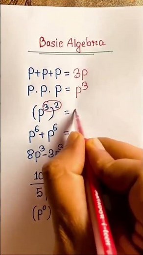 Basic Algebra Rules Every Student Should Know! #maths
