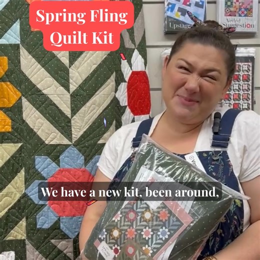 Spring Fling Quilt Kit available | Stitchers Garden