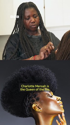 Charlotte Mensah is the first black woman to be inducted into the British Hairdressing Hall of Fame. But when she was a child, hair was not such a celebrated part of her life. Hear more on Witness History 🎧 https://www.bbc.co.uk/sounds/play/w3ct4xbx | BBC World Service