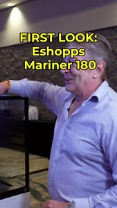 FIRST LOOK! Eshopps Mariner 180 Tank #Eshopps #AquariumSetup #FishTank #ReefTank #AquariumLife #TankFirstLook | SaltwaterAquarium.com
