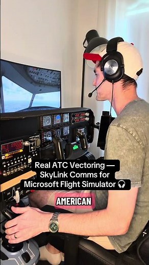 Not VATSIM. This is SkyLink Comms — Real ATC for Microsoft Flight Simulator 🎧