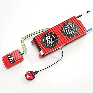 DALY Smart BMS LifePo4 4S 100A 12V Parallel Module 1A with UART RS485 CAN Bluetooth BMS Parameter Real Time Review and Reset for Rated 3.2V Lithium Power Bank Storage EV