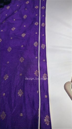 Easy method to stitch Invisible piping 🥰 #invisiblepiping #threadpiping #tailoringforbegineers