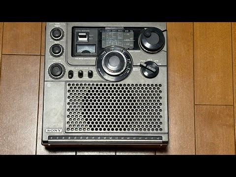 SONY ICF-5900 Repair : SW alignment ソニーICF-5900 短波感度調整 完了