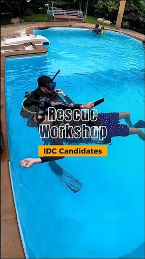 PADI IDC Skills : How to Conduct Rescue Exercise 7 for PADI Exams 🤿 #diveinstructor