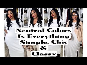 The Best Neutral Color Outfits 2025 | Chic, Simple Everday Outfits! Must See! 🔥👀