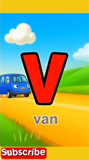 learn v for van with spelling|for toddlers |abc song