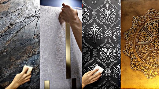 5 stunning decorative painting techniques for modern wall art | DIY home decor ideas