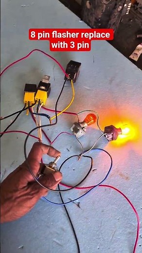 8 pin flasher replace with 3 pin flasher