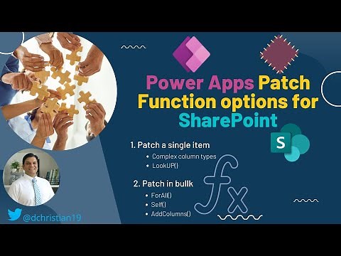 Power Apps Patch Function options for SharePoint