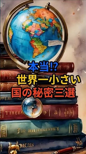 本当⁉ 世界一小さい国の秘密三選 #shorts #プチ知識 #雑学