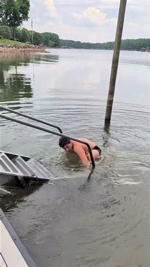Easy Lake Access at Edgewater Escape | Dock Stair Demo