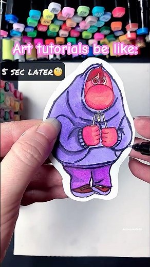Art tutorials be like 👀😱🤣 Inside out Magic Trick 🪄 are you relate this? How to go Viral