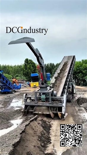 This Loader Conveyor Machine is a Beast — Watch How Fast It Moves Materials! #LoaderConveyor