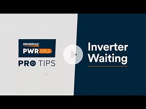 PWRcell Pro Tips: How to Troubleshoot a PWRcell Inverter in a Waiting, Standby, or Low REbus State