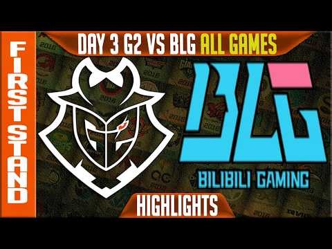 G2 vs BLG Highlights ALL GAMES First Stand 2026 International Tournament Day 3 G2 Esports vs Bilibil