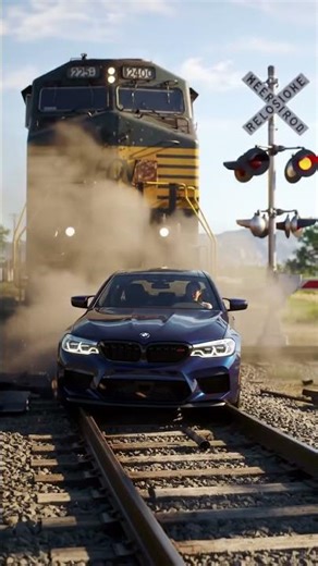 BMW M5 Epic CGI Crash Scene | Futuristic Cinematic Short