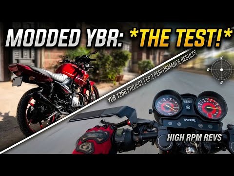 Was It Worth It? Modded YBR 125G Performance Test!🏍️💨