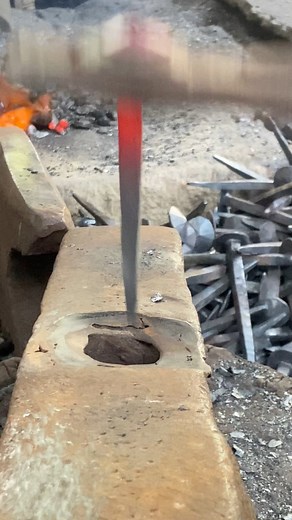 🔥 Watch raw metal transform into art! Forging with fire, skill and passion. Handmade blacksmith work—simple, clean and powerful. Follow for more metal art & forging moments! ⚒️ #Blacksmith #Forging #MetalArt #Handmade #Craftsmanship #ForgingSteel #FireAndSteel #MetalWork #Artisan #DIYCraft | HARD WORK VIDEO 0.7