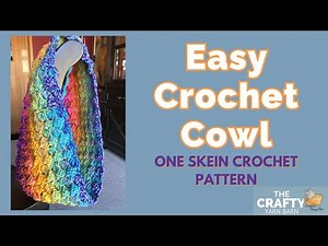 Easy Crochet Cowl for Beginners | One Skein Project