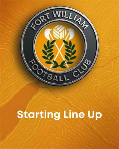 🟠⚫🟠⚫🟠⚫🟠⚫🟠⚫🟠⚫🟠⚫🟠 Your Fort William FC lineup to play Clachnacuddin A at Claggan Park today with a 1pm Kick Off. Thank you as always to our player and club sponsors. | Fort William F.C. (Official)