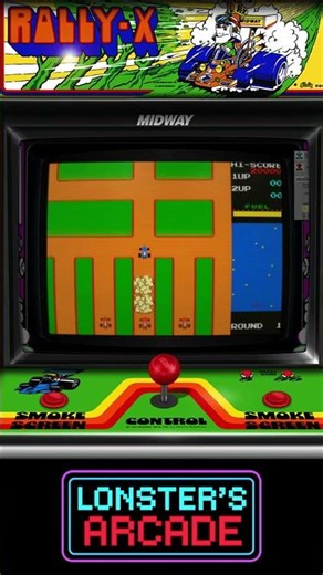 Rally-X Radar Strategy SAVES Me #arcadegaming #namco #technique