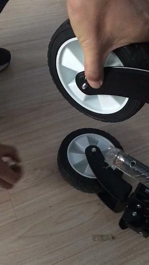 how to change the wheels of the outdoor folding wagon