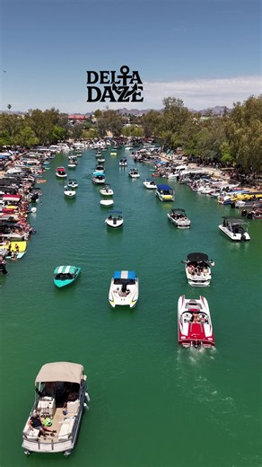 The channel during desert storm Lake Havasu, Arizona #deltadaze #hyperlapse #desertstorm