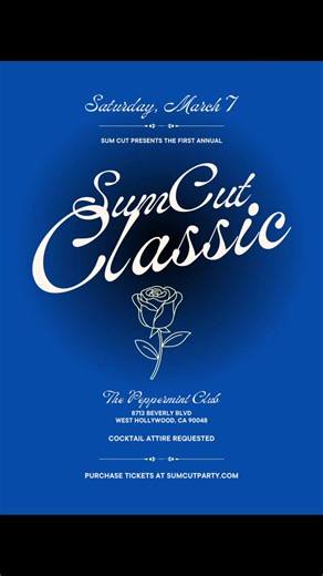 Imagine the greatest sapphic party you’ve ever been to… the best music, amazing drinks, the flyest venue and the most beautiful woman you’ve ever seen in your life. We’re turning that dream into a reality on March 7th for our first annual SUM CUT CLASSIC 🌹 Tickets go on sale THIS FRIDAY ✂️🌈🫶🏾 #sumcutparty #wlw #lesbiansoftiktok