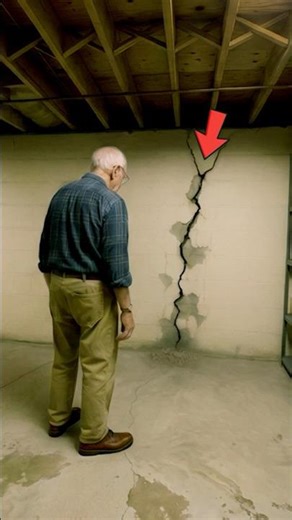 Homeowner Found Huge Crack in Basement…