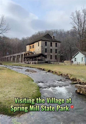 Exploring Pioneer Village at Spring Mill State Park