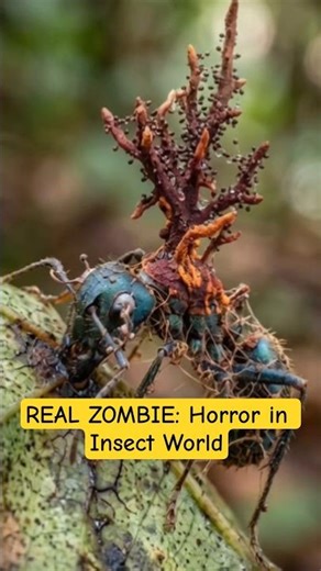 Zombie Ant: When Ophiocordyceps Fungus Takes Control - 8K Macro Graphic Wonder