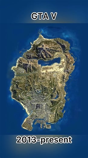 Evolution of GTA Maps #shorts #gta #gaming #nostalgia #grandtheftauto | Nostalgic Gaming