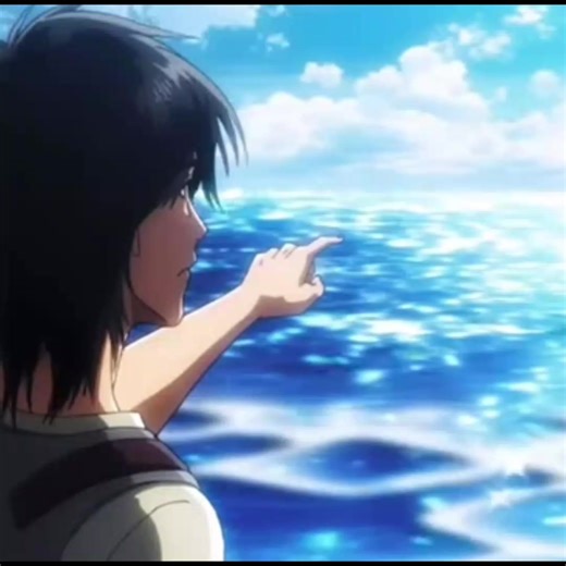 Exploring Freedom in Attack on Titan's Ocean Scene