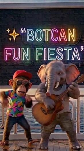 Monkey Rockstar vs Naughty Elephant 🎸🐘 | Stage Goes CRAZY! 😂