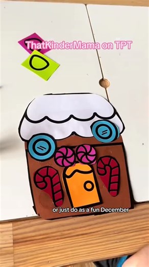 Amanda | Kindergarten Writing on Instagram: "Comment GINGER and I’ll send you the link to this open ended gingerbread house craft! 🫶🏼✨ PS I have a huge gingerbread week bundle that has everything you need and more that’s super discounted!!!!"