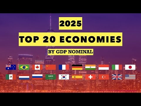 Top 20 Economies 2025 by Nominal GDP | Largest Economies 2025 | World Economy 2025 | Facts Nerd