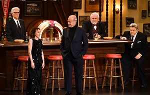 ‘Cheers’ cast reunite in the bar for Emmys 2024