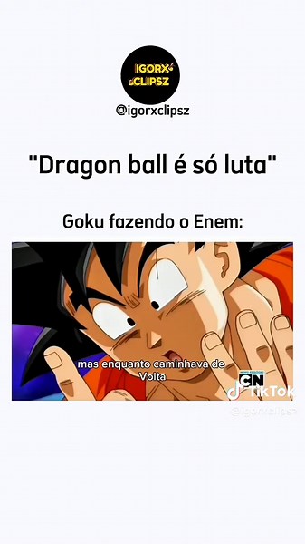 Será que estava tão difícil assim? #goku #enem2025 #dbzmemes #dragonball #dragonballz