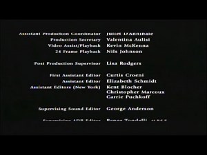 Meet The Parents (2000) End Credits (Starz Encore 2024)